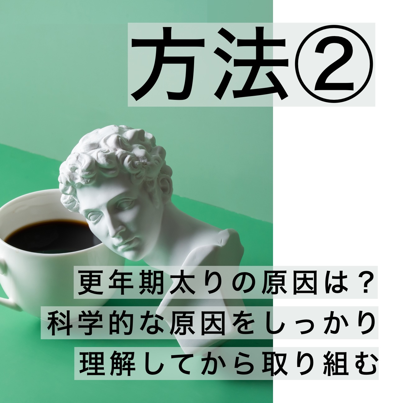 更年期太りの科学的な原因を理解してダイエットに取り組む