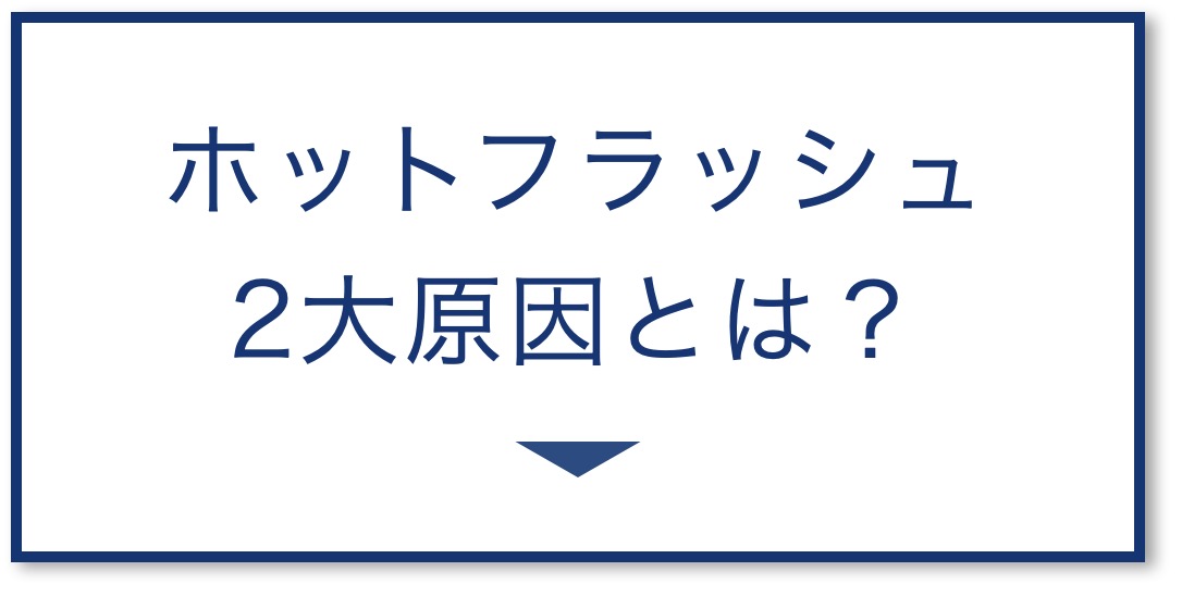 ホットフラッシュ
2大原因とは？
