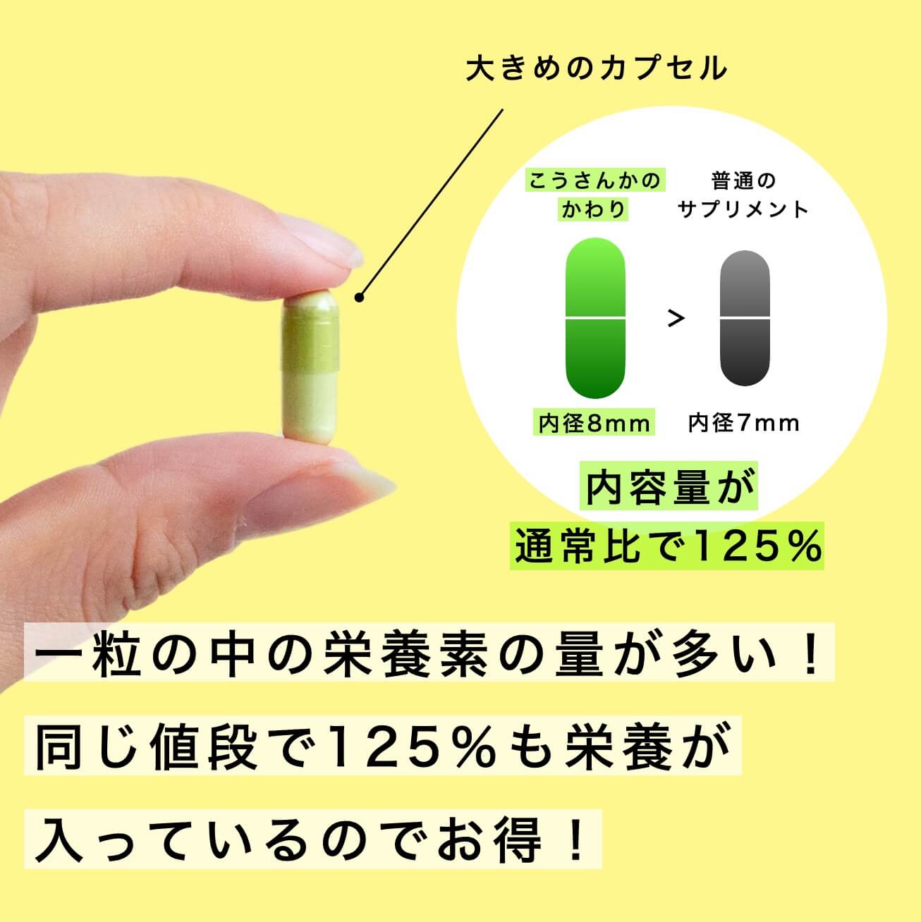 最新の抗酸化技術でサプリを酸化させずに製造している