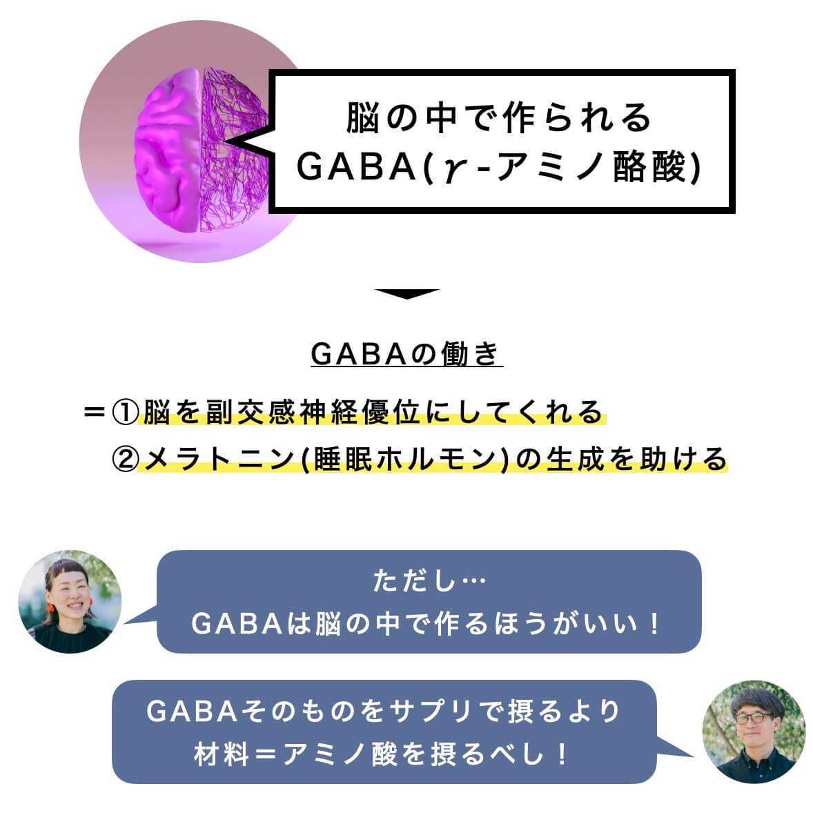 脳で作られるGAVAの重要性とアミノ酸と摂る必要性