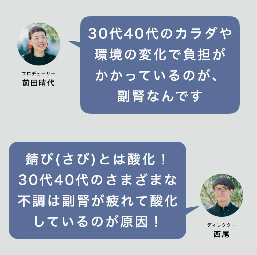 更年期の様々な不調は副腎が疲れて参加しているのが原因