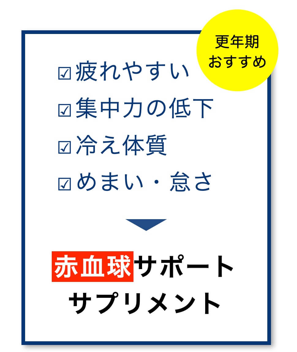 免疫力を高める赤血球サプリ