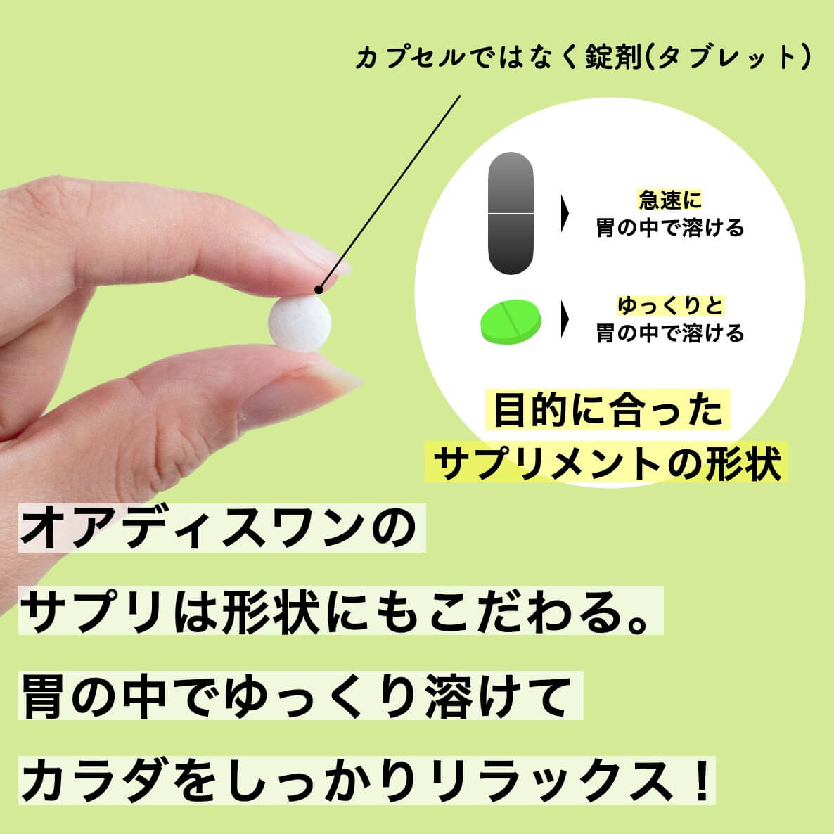 “更年期女性の体をやさしくサポートする形状”