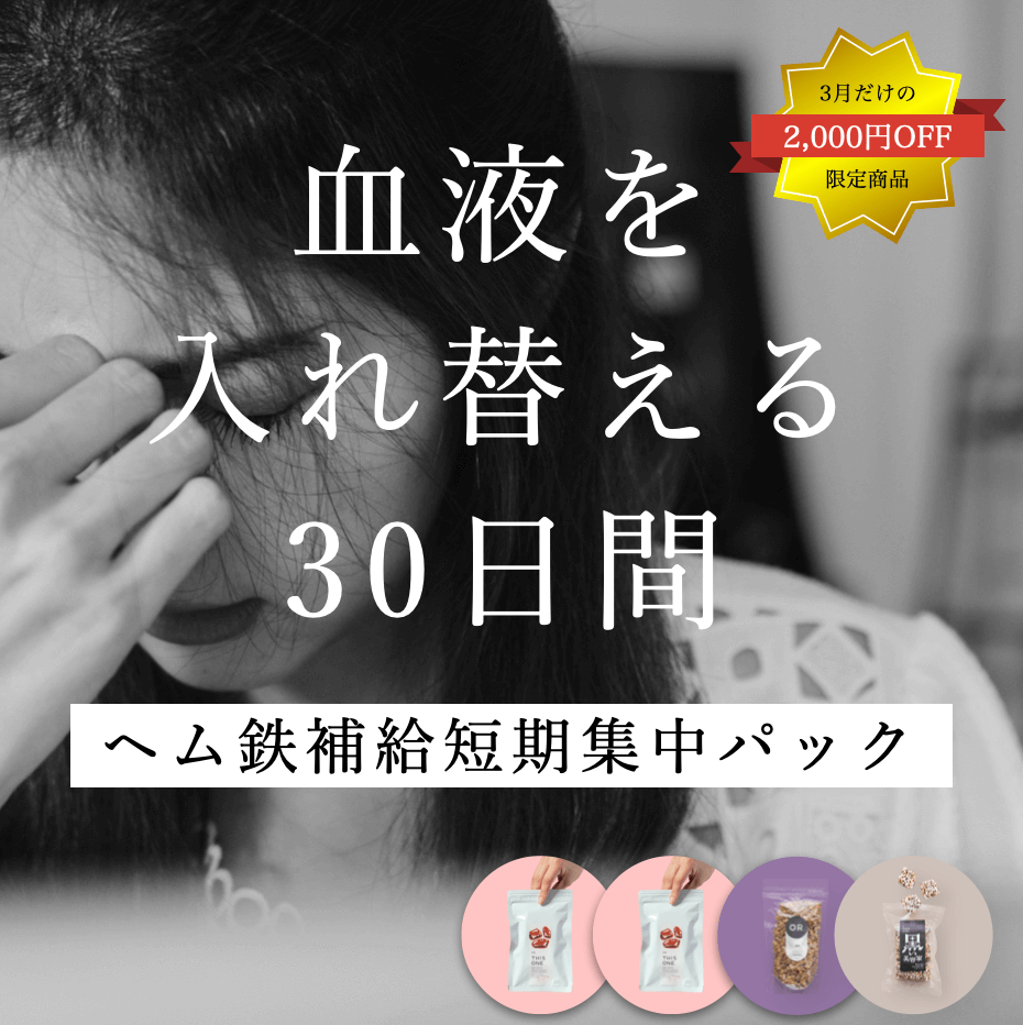 30日でヘム鉄集中補給パック