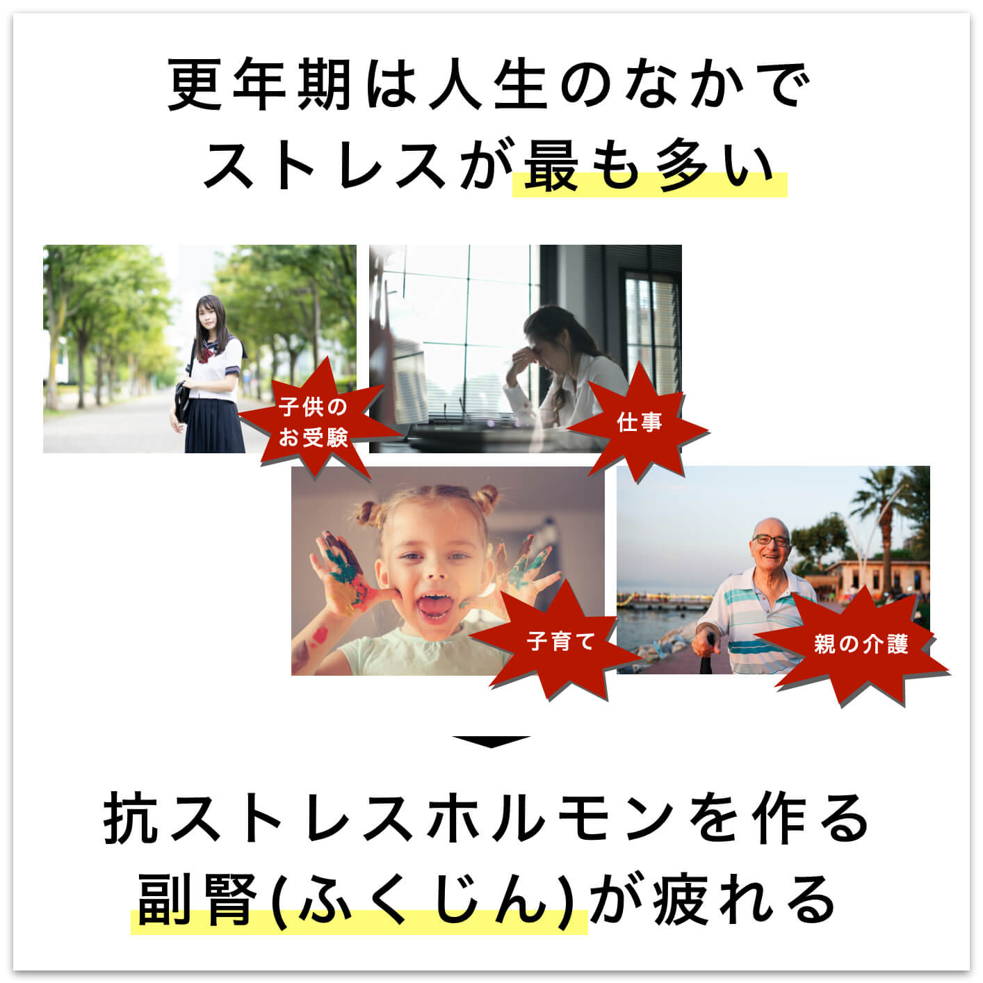 更年期はストレスでむくみやすい